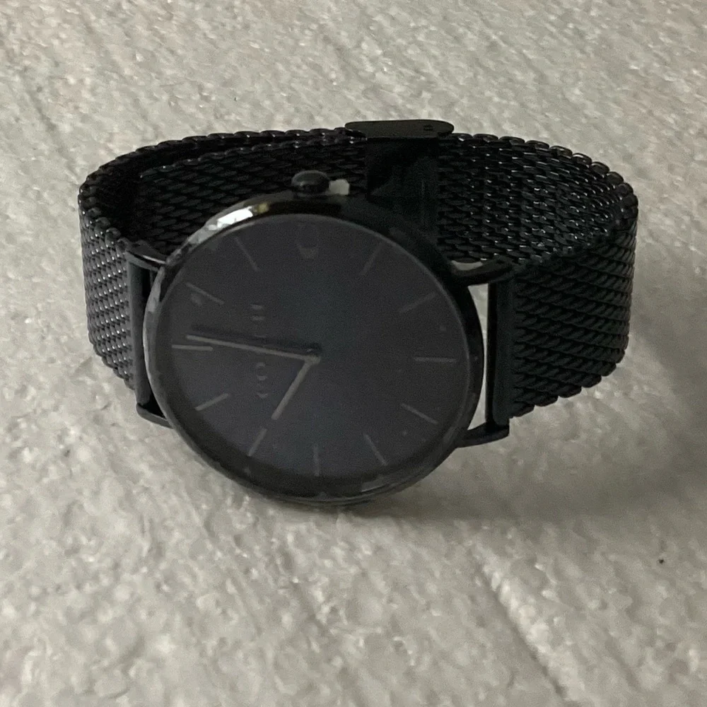 Coach Charles Blue Dial Blue Mesh Bracelet Watch For Men